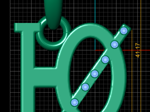 Monogram pendant 3D 打印模型