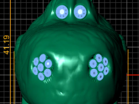 Crocodile pendant 3D Print Model