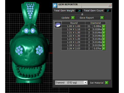Crocodile pendant Modelo de Impressão 3D