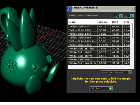 Bunny pendant 3D Print Model