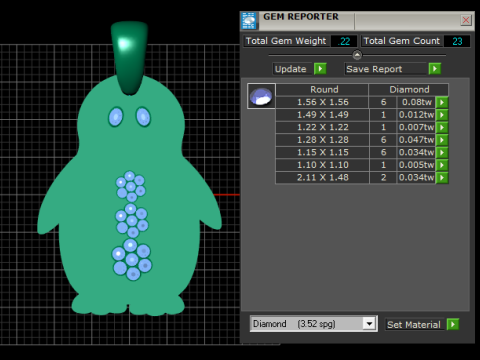 Penguin pendant 3D Druckmodell