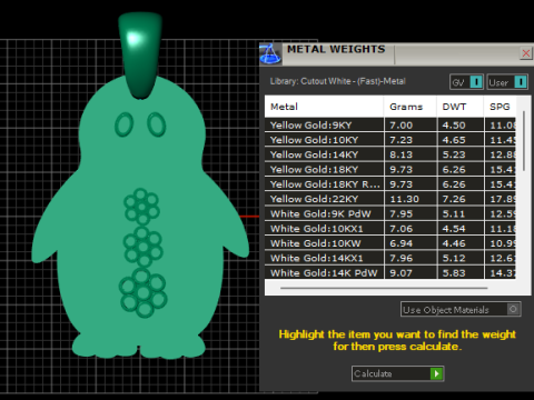 Penguin pendant 3D Druckmodell