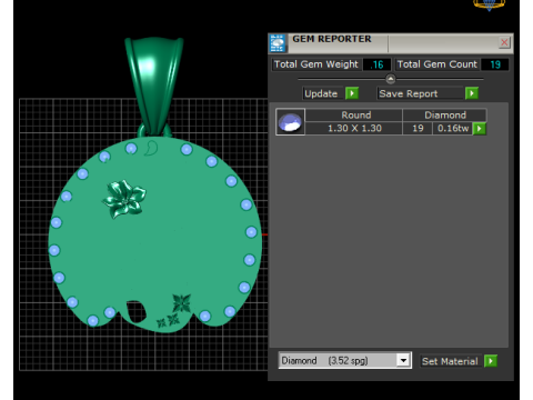 美人鱼吊坠 3D 打印模型