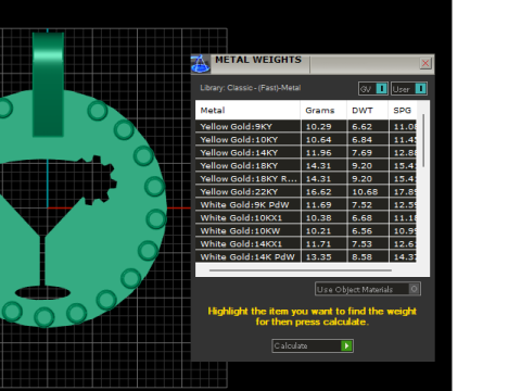 Cocktail pendant 3D Print Model