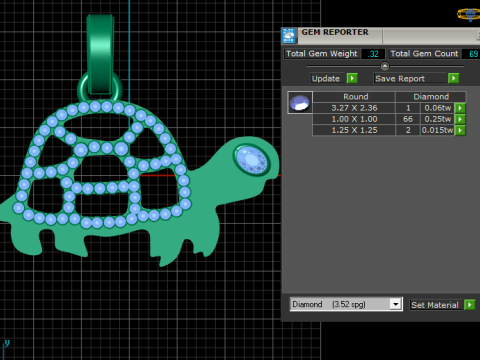 Turtle pendant Model do druku 3D