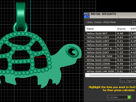 Turtle pendant Model do druku 3D