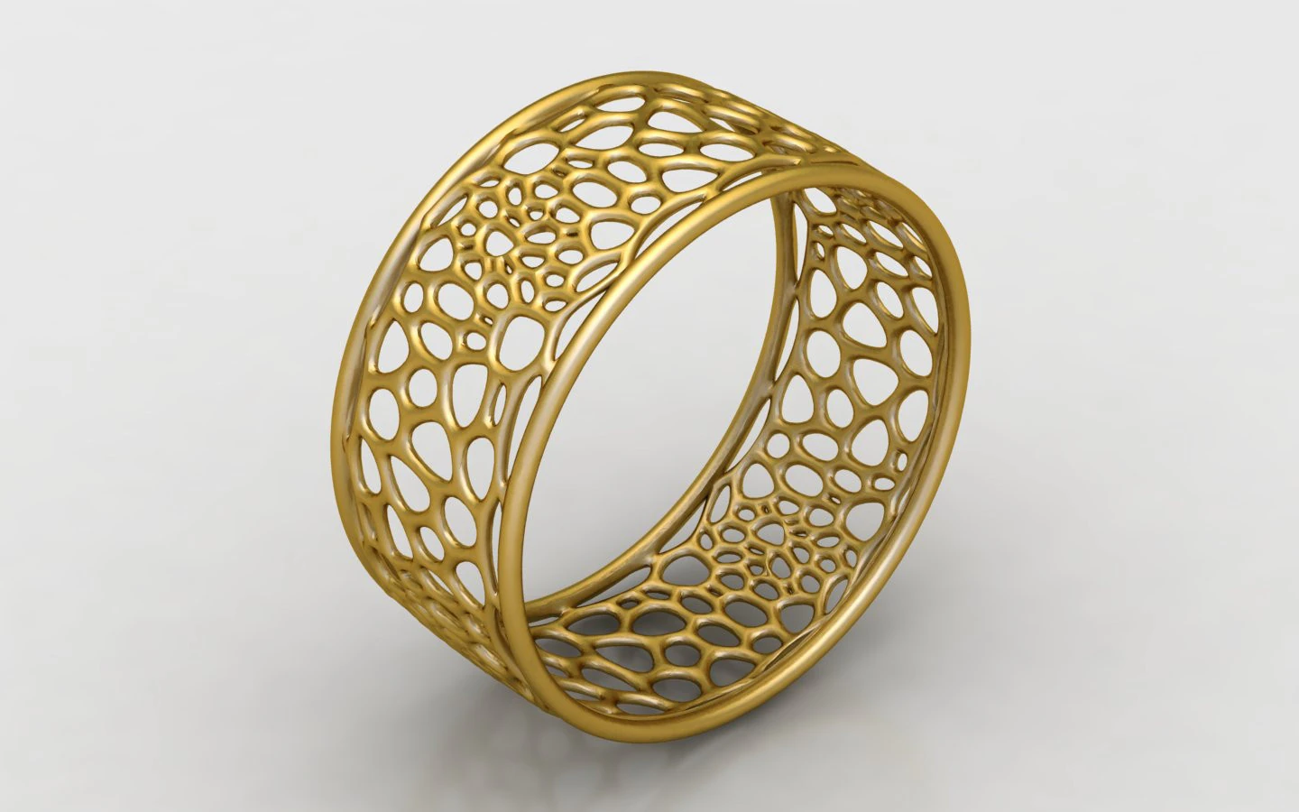 Parametric gold ring 3D Print Model .c4d .max .obj .3ds .fbx .stl .blend 