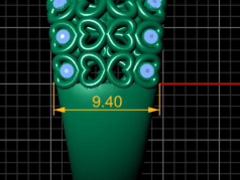 Heart gold ring 3D प्रिंट मॉडल