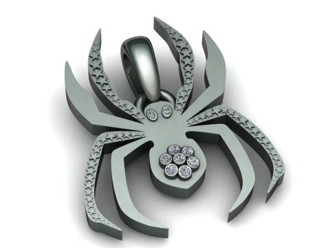 Spider pendant 3D Print Model