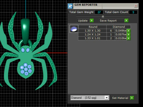Spider pendant 3D Print Model