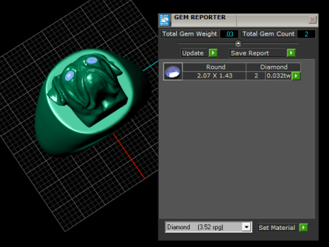 Animal gold ring 3D Print Model