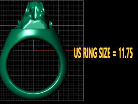 Animal gold ring 3D Print Model