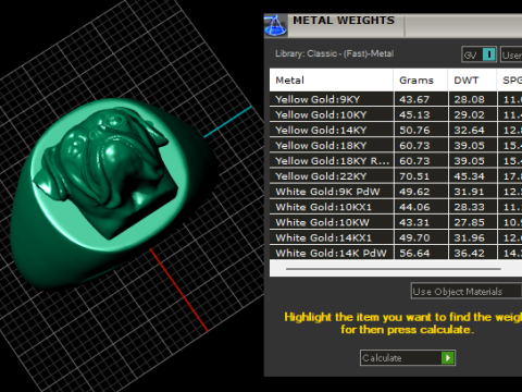 Animal gold ring 3D Print Model