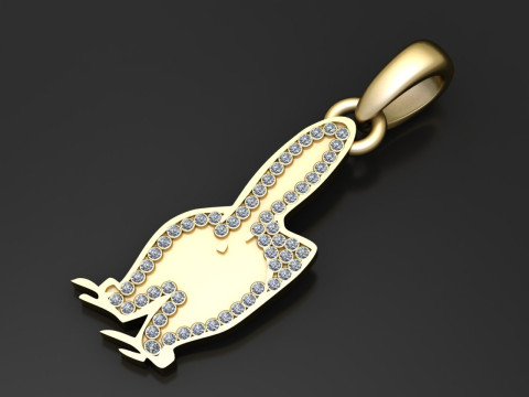 Rocket pendant 3D Print Model