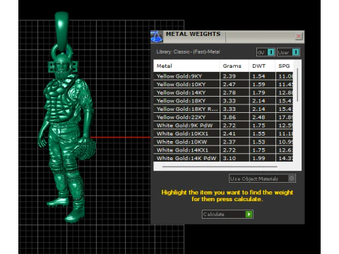 Wicket keeper pendant 3D Print Model