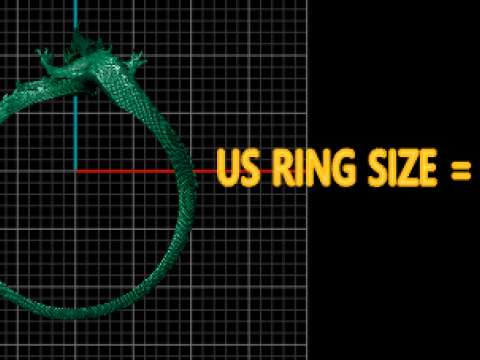 Dragon bracelet 3D Print Model