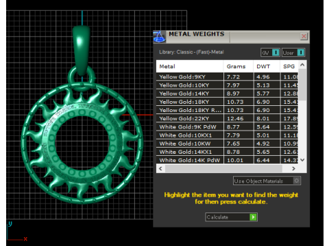 Gold flame pendant 3D 打印模型