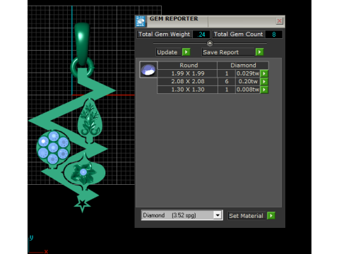 Luxury accessory pendant Modello di stampa 3D