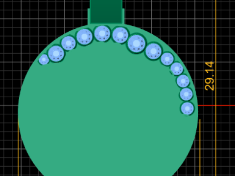 Gold couple pendant 3D 打印模型