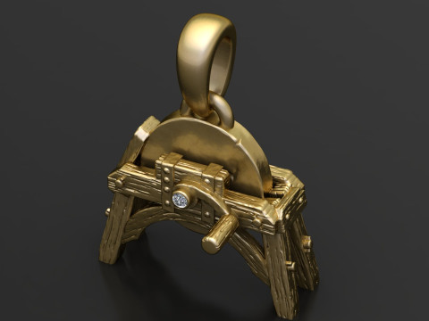 Gold tool pendant 3D 打印模型