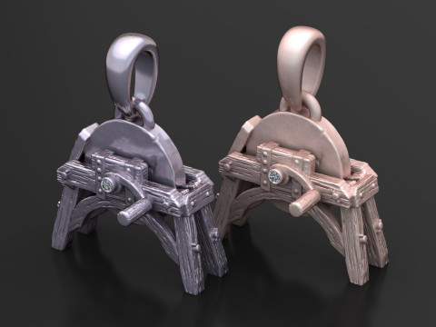 Gold tool pendant 3D Print Model
