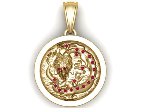 Dragon Pendant 3D Принт Модель