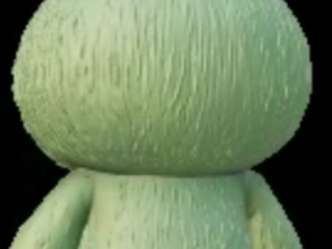 Cute Bunny Character Model Cetak 3D