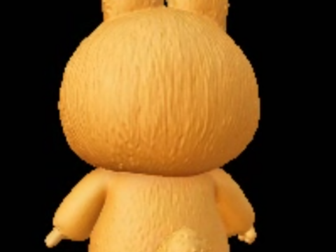 Chibi Bunny Toy 3D Принт Модель