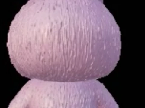 Kawaii Bunny Collectible 3D Print Model