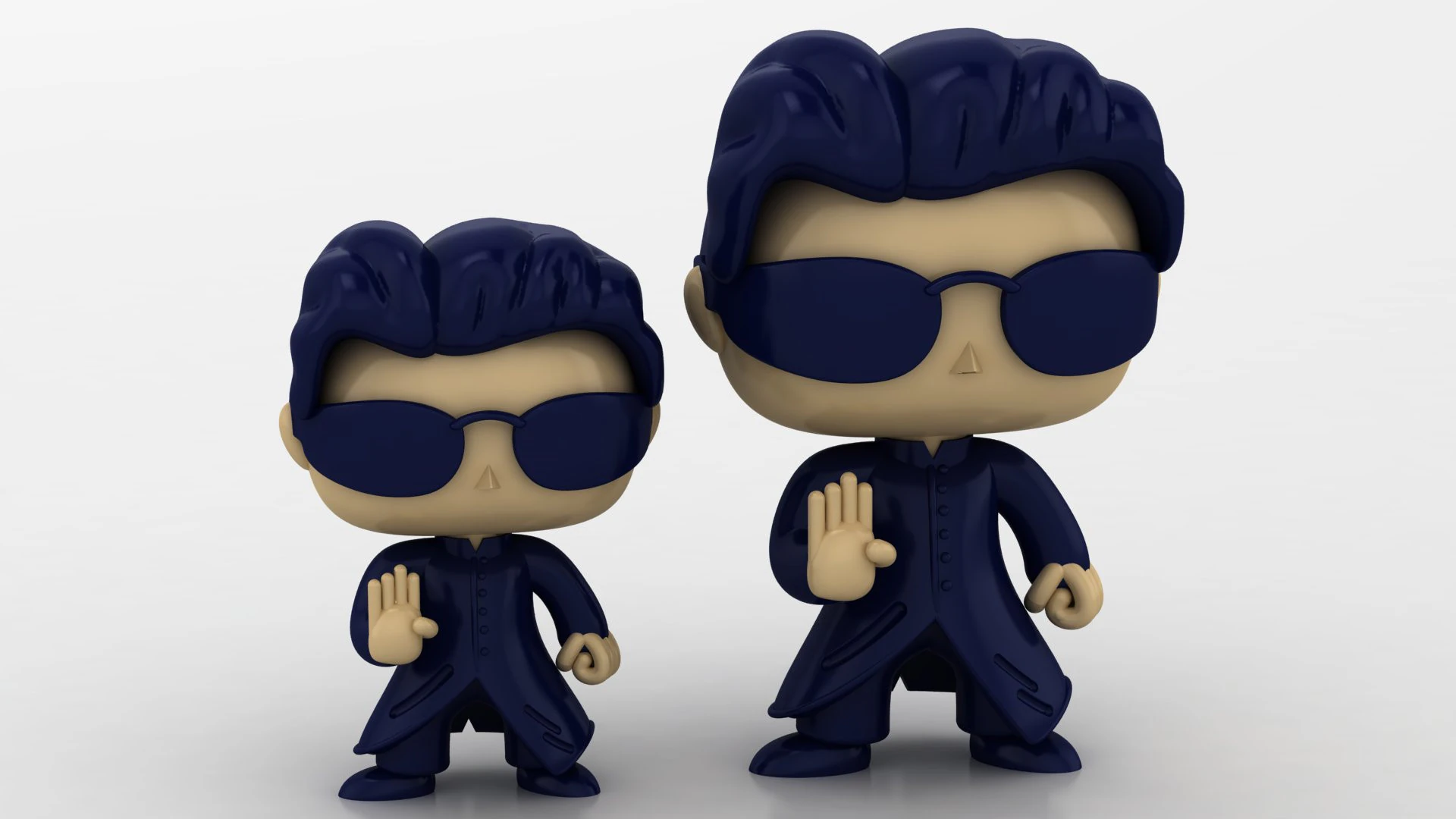 3D Hero Figurine 3D Print Model .c4d .max .obj .3ds .fbx .stl .blend 