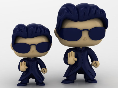 3D Hero Figurine Modello di stampa 3D