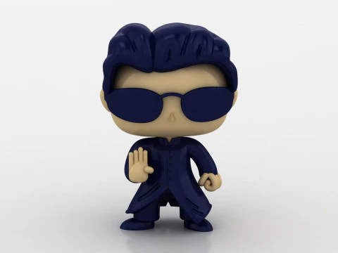 3D Hero Figurine 3D Print Model