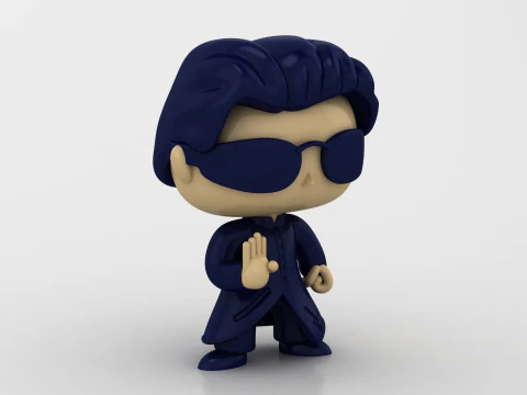 3D Hero Figurine 3D Print Model