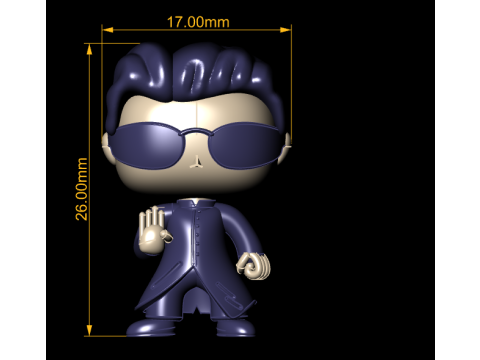 3D Hero Figurine Model do druku 3D