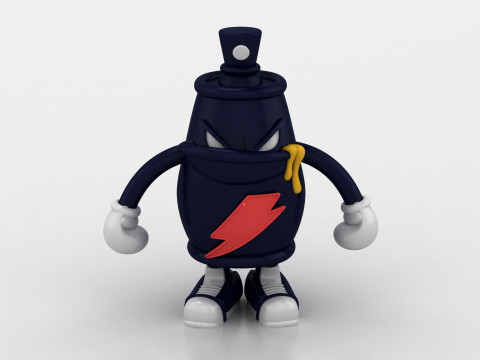 Urban Vinyl Toy 3D Print Model
