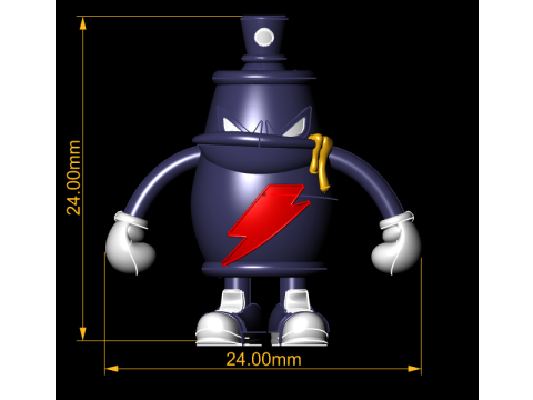 Urban Vinyl Toy 3D Print Model