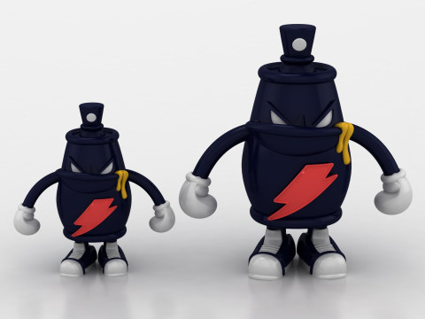 Urban Vinyl Toy 3D Print Model