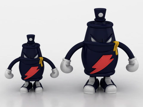 Urban Vinyl Toy 3D Print Model