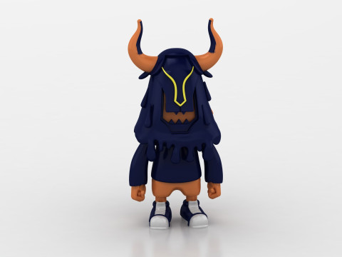 Fantasy Creature Figurine Modello di stampa 3D