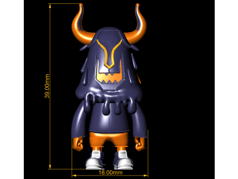 Fantasy Creature Figurine Model do druku 3D