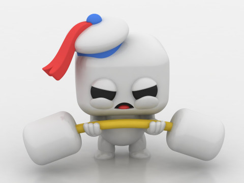 Marshmallow Toy Modello di stampa 3D