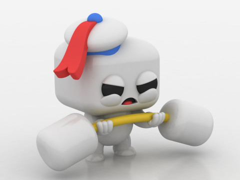 Marshmallow Toy 3D printmodel