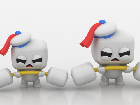 Marshmallow Toy 3D printmodel