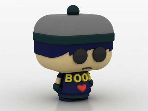 3D Chibi Figurine Modello di stampa 3D
