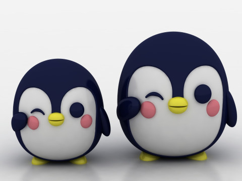 Cute Penguin Toy 3D Принт Модель