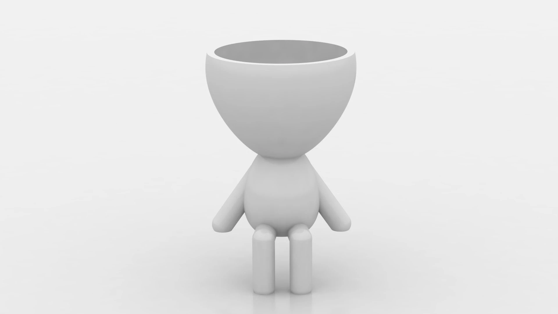 3D Printable Pen Holder 3D Print Model .c4d .max .obj .3ds .fbx .stl .blend 