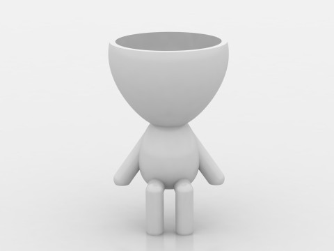 3D Printable Pen Holder 3D Print Model