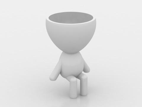 3D Printable Pen Holder 3D Print Model