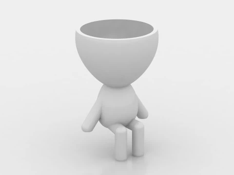 3D Printable Pen Holder 3D Print Model