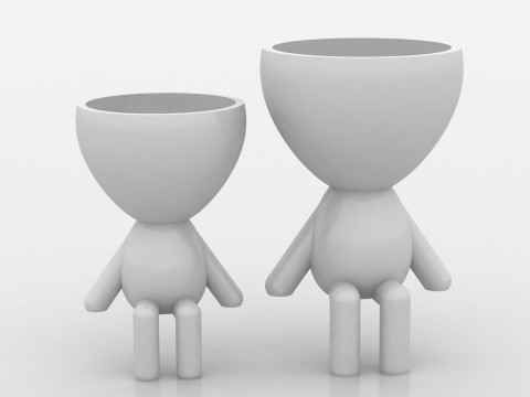 3D Printable Pen Holder 3D Print Model